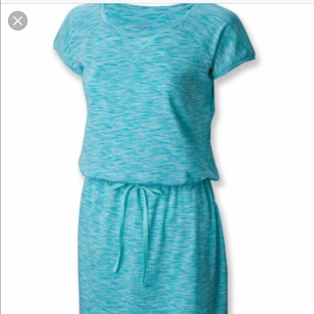 Women’s Columbia Outer Spaced Dress. Teal & White